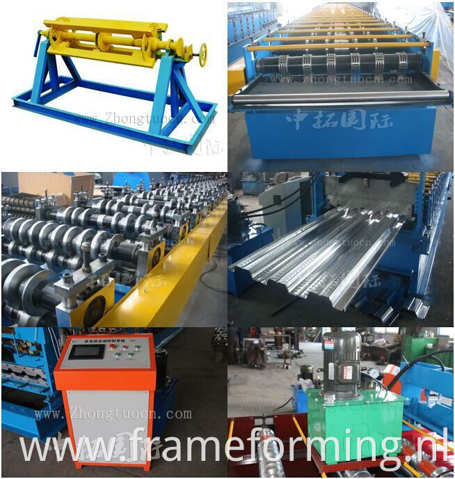 Galvanized Floor Deck Machine